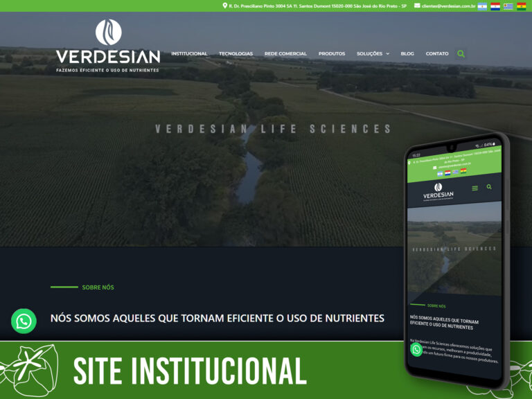 Verdesian Site Institucional